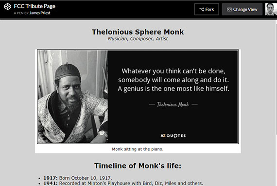 CodePen - Tribute-Page