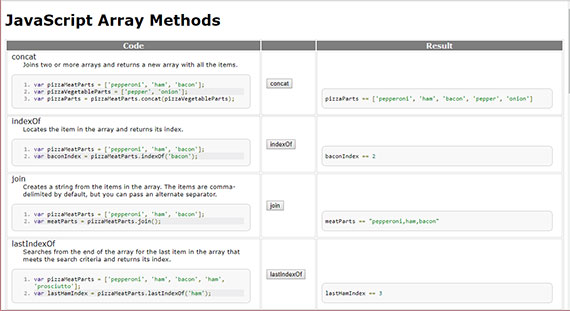 Netlify javascript array methods screenshot