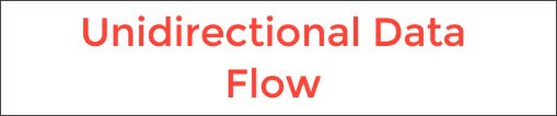 Unidirectional data flow